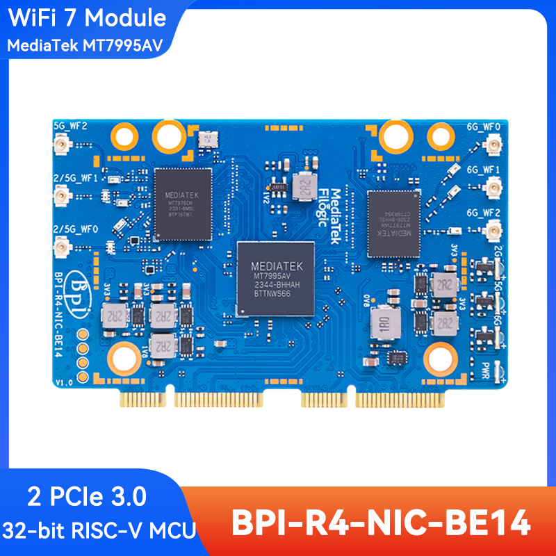 Bananapi Bpi R4 Wifi 7 - Moduł WiFi 7 Banana Pi BPI-R4-NIC-BE14
