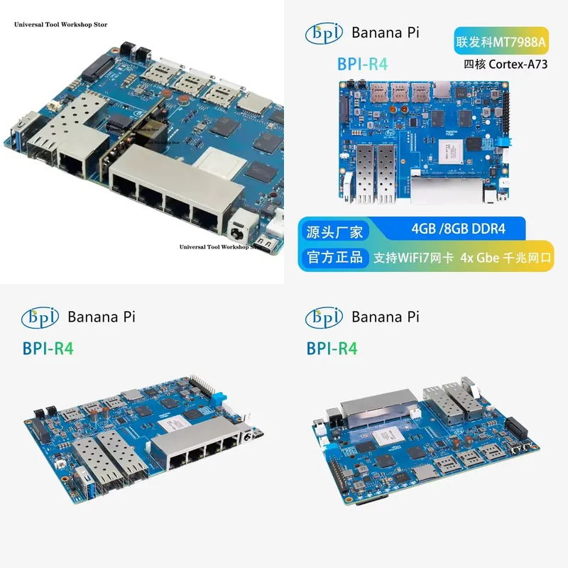 Bananapi Bpi R4 Wifi 7 - Płytka routera Banana Pi BPI-R4 WiFi