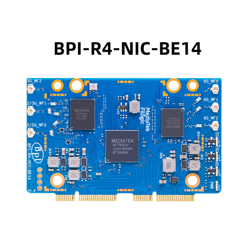 Bananapi Bpi R4 Wifi 7 - Płytka rozwojowa Banana Pi, moduł WiFi