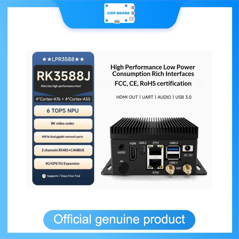 Rk3588 Mini Pc Board - Neardi Pi4 RK3588 Przemysłowy Mini PC,