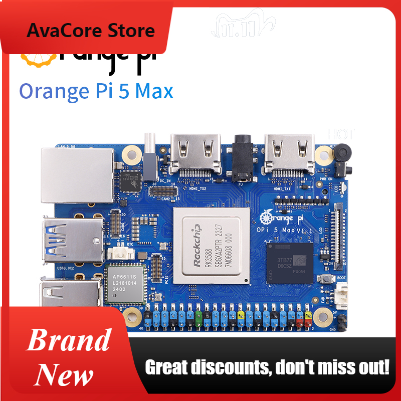 Orange Pi 5 Max Rk3588 - AvaCoreOrangePi 5 Max 16GB z zasilaczem