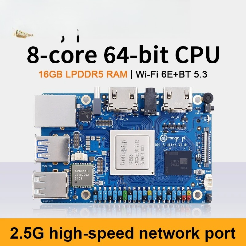Rk3588 Mini Pc Board - Komputer jednopłytkowy Pi 5 Ultra 16