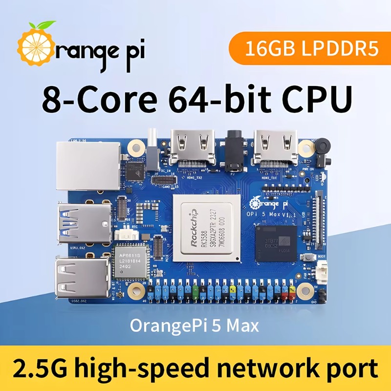 【Gorąca Wyprzedaż】OEM Orange P – Orange Pi 5 Max Rk3588 recenzja i cena