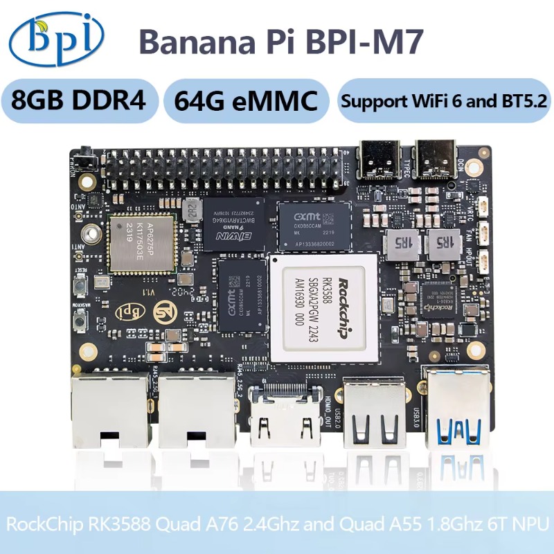 【Gorąca Wyprzedaż】Płytka Rozwo – Banana Pi Bpi M7 Rk3588 recenzja i cena