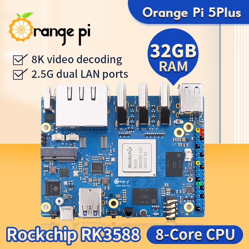 DroMaRockchip Single Board RK3 – Orange Pi 5 Plus 32Gb recenzja i cena